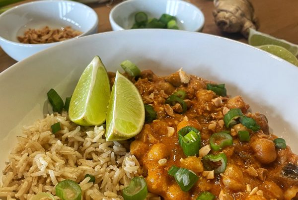 Curry vegano di ceci