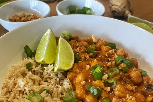 Curry vegano di ceci